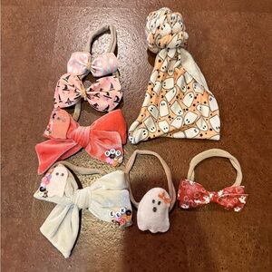 Baby headbands, baby hair wraps, baby hair bows, baby knot headband, nylon